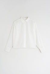CROPPED POPLIN SHIRT