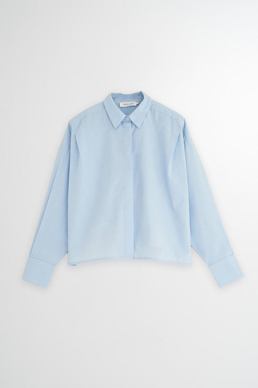 CHEMISE CROP EN POPELINE 1