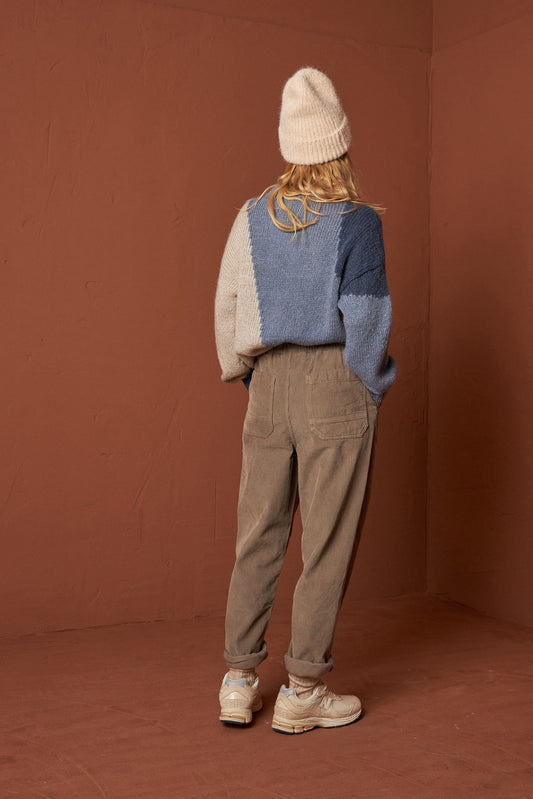 PANTALON EN MICRO VELOURS ANE 4