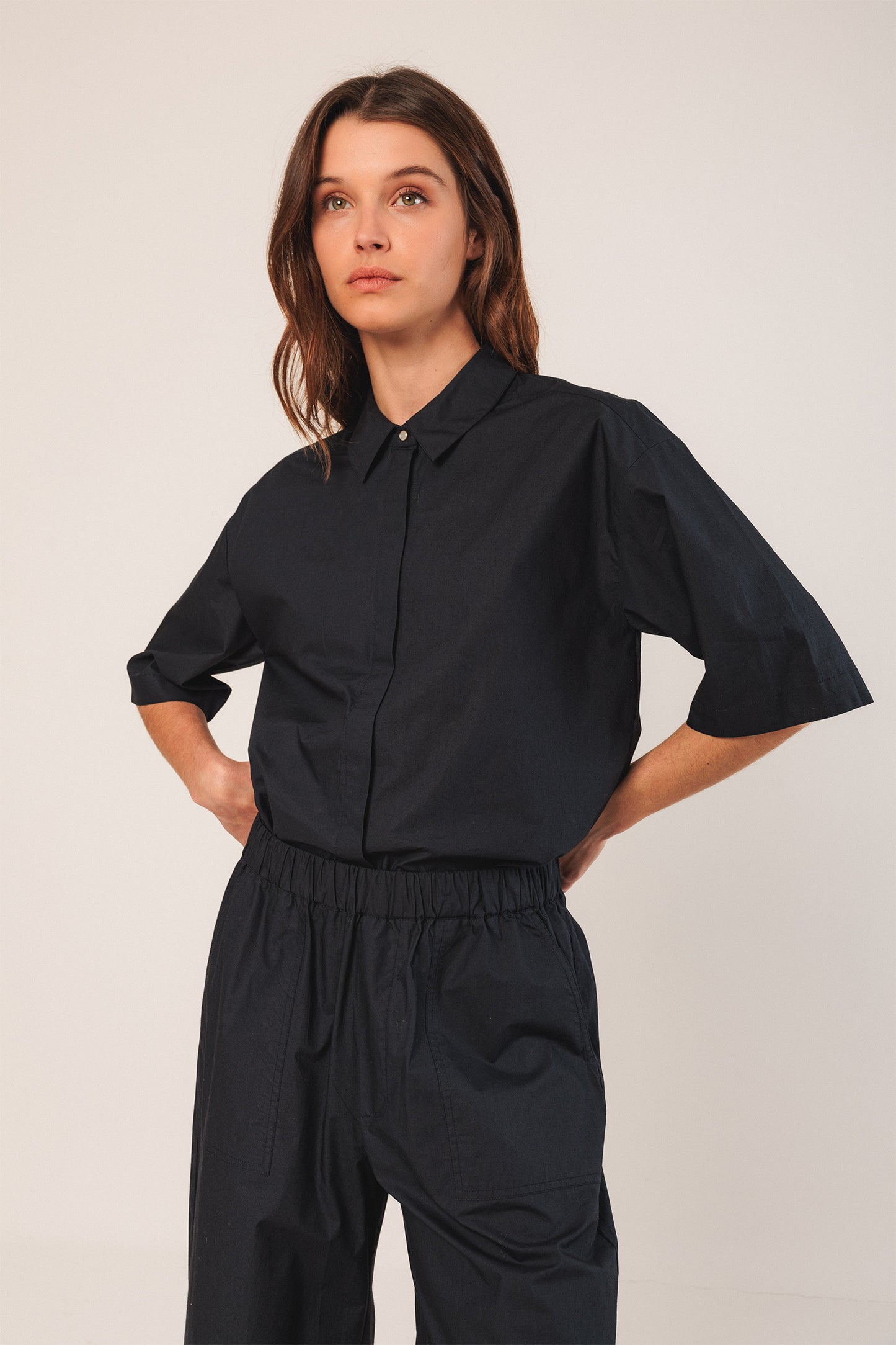 CAMISA POPELÍN LISA