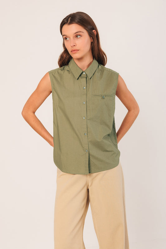 REGULAR POPLIN SHIRT