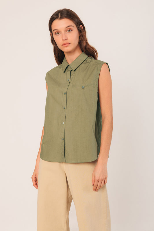 REGULAR POPLIN SHIRT