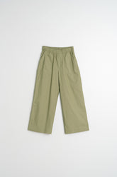 PANTALON EN COTON ÉLASTIQUÉE