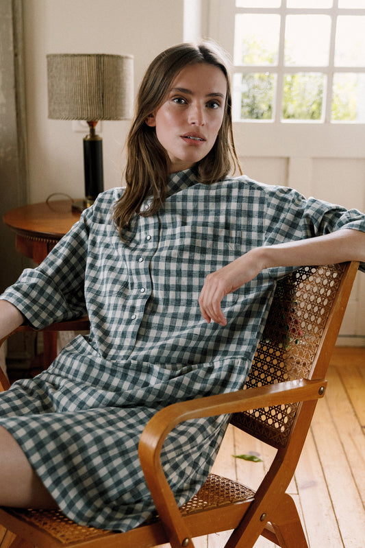 VESTIDO CUADRO VICHY