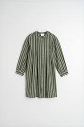 PLEATED COTTON DRESS