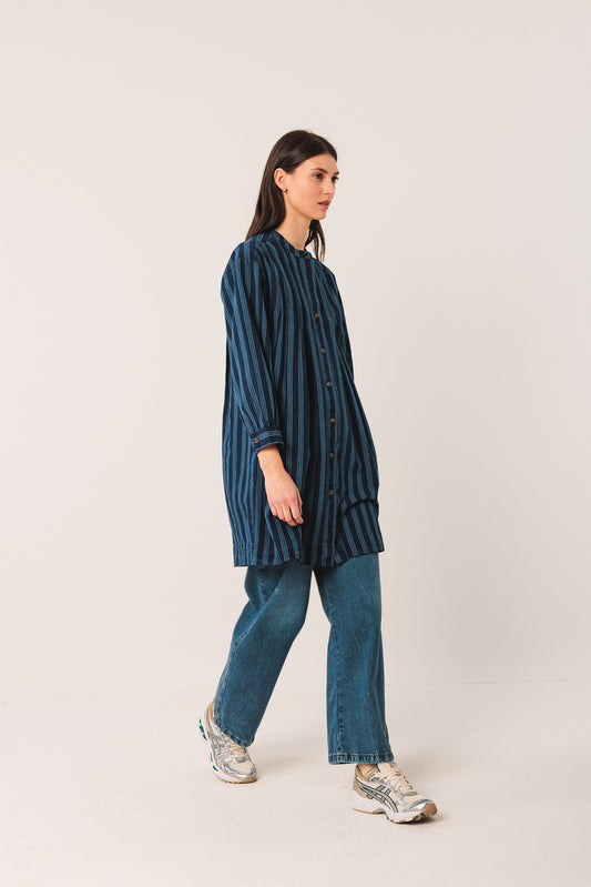 PLEATED COTTON DRESS 5