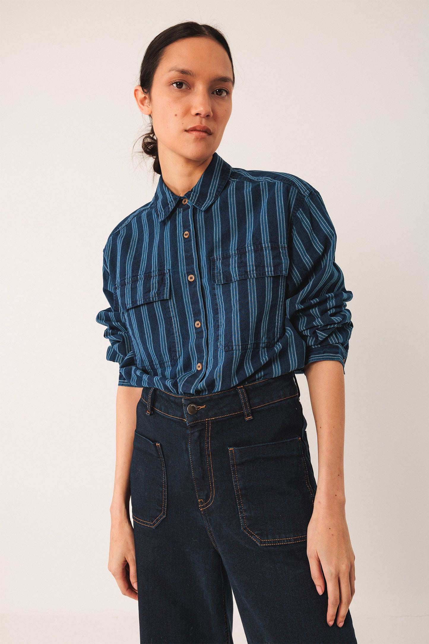 STRIPED COTTON SHIRT