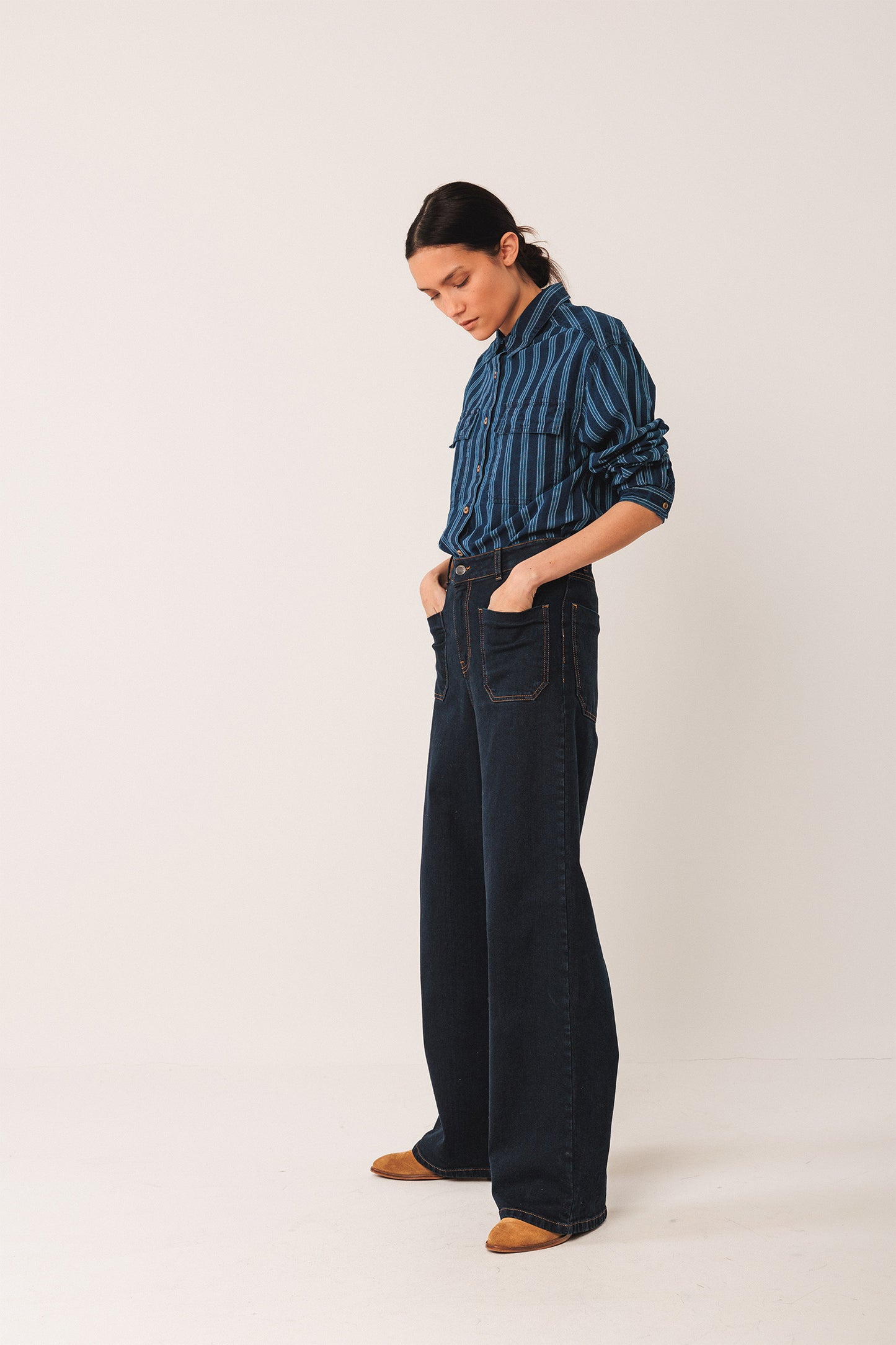 STRIPED COTTON SHIRT