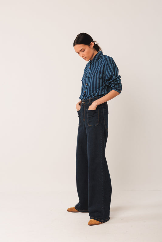 STRIPED COTTON SHIRT 5