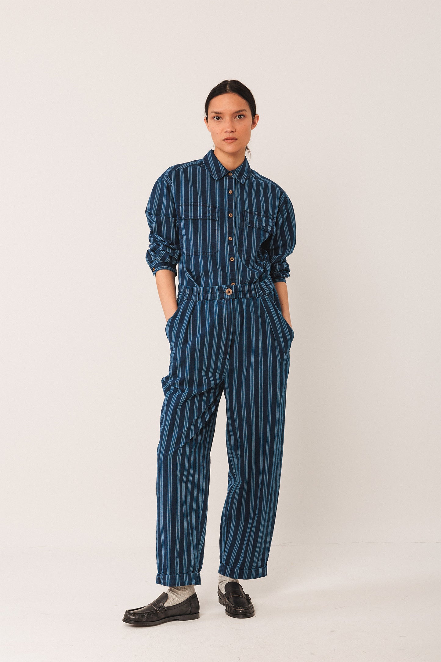 STRIPED COTTON SHIRT