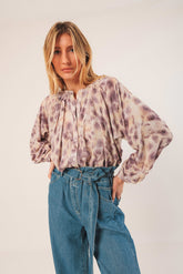 WATERCOLOR-PRINT SHIRT