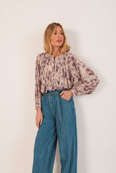 WATERCOLOR-PRINT SHIRT