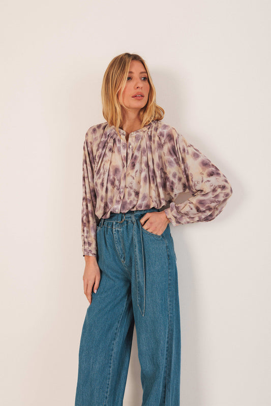 WATERCOLOR-PRINT SHIRT 3