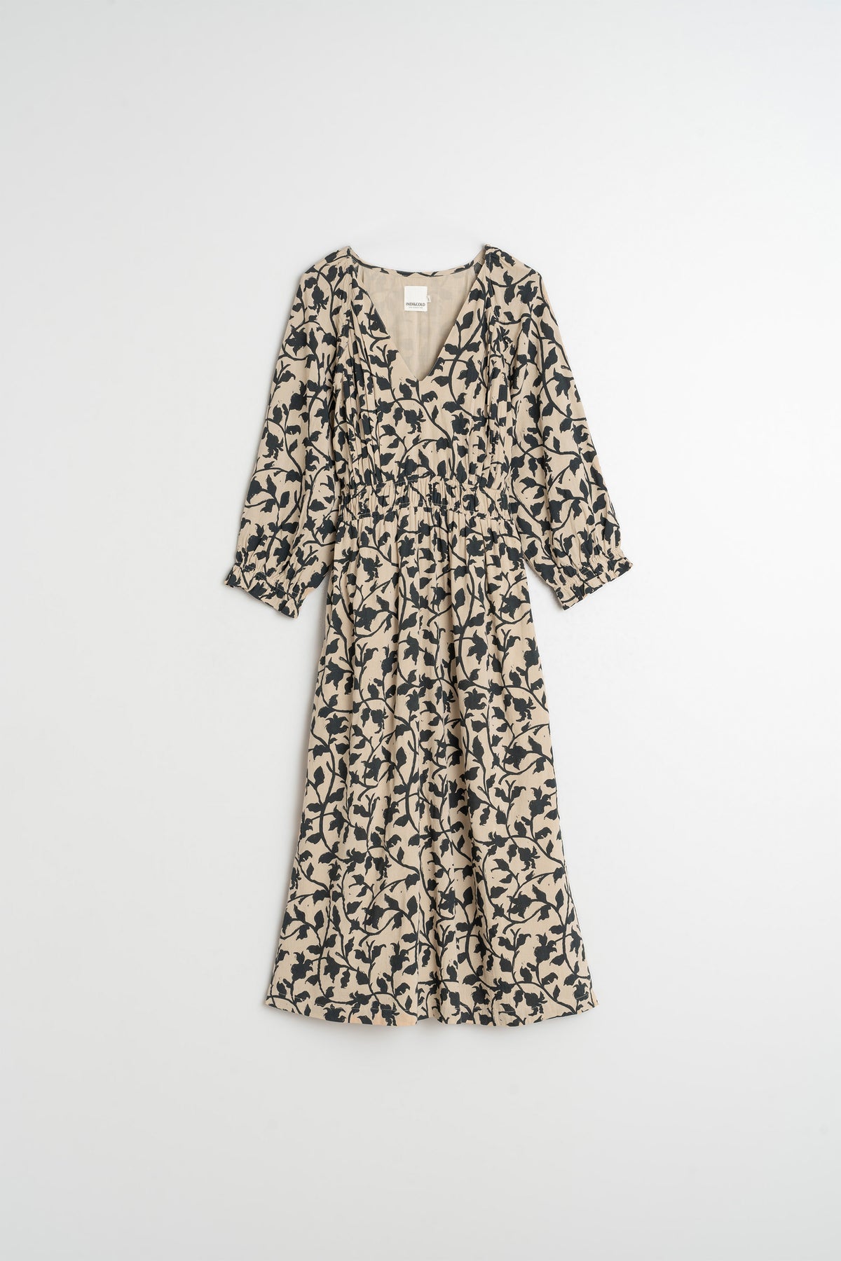 VISCOSE MIDI DRESS