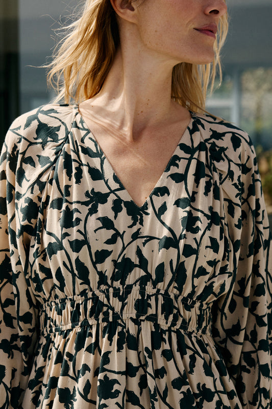 VESTIDO MIDI VISCOSA