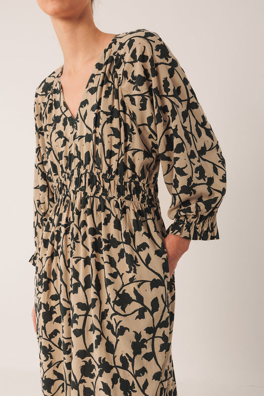VESTIDO MIDI VSCOSA