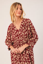 VISCOSE MIDI DRESS