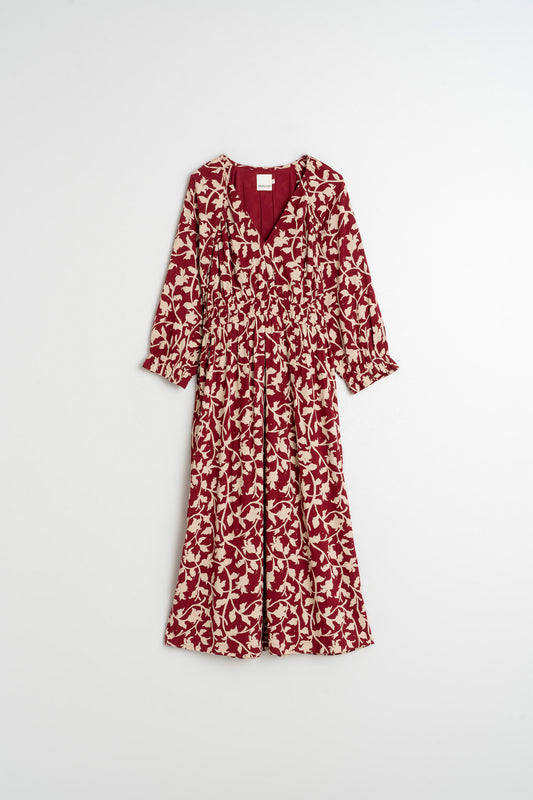 VESTIDO MIDI VSCOSA
