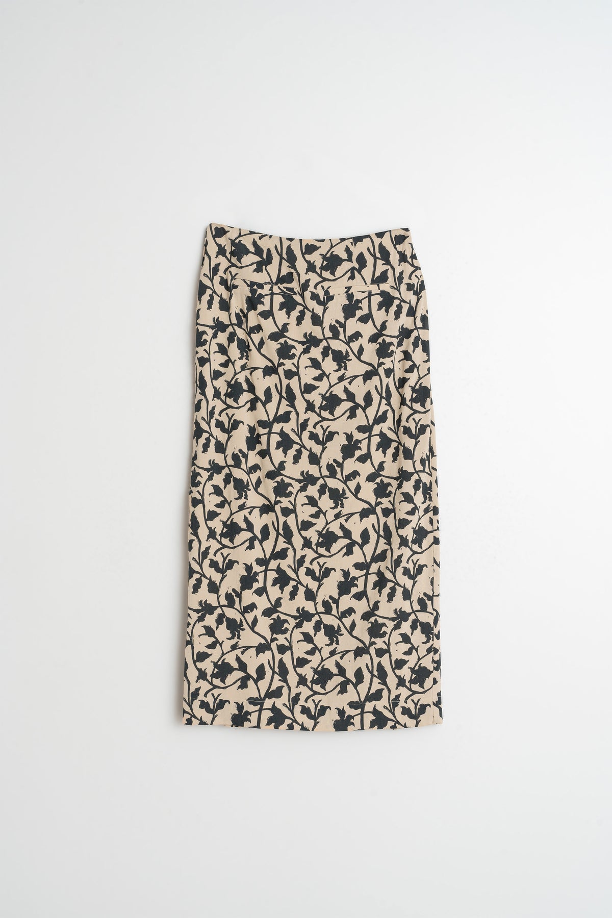JUPE MIDI EN VISCOSE