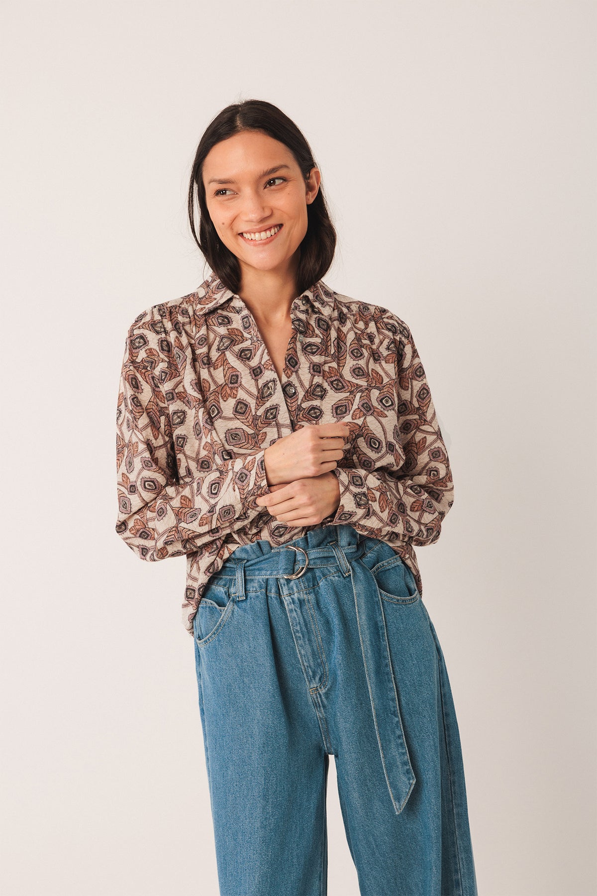 CREPE COTTON SHIRT