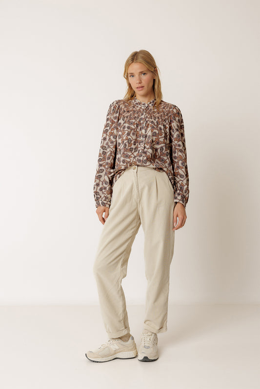 SMOCK EMBROIDERED SHIRT 2