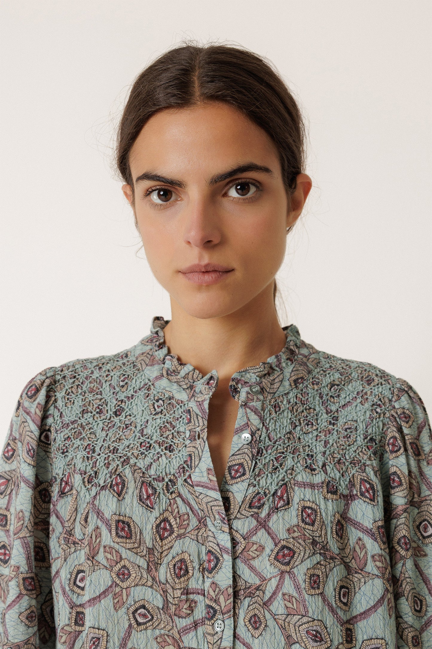 CAMISA BORDADO SMOCK