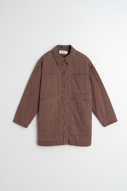 [CL] QUILTED PLAID COAT 8