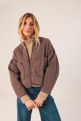 VESTE KIMONO MATELASSÉE