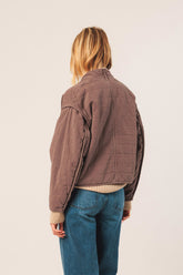 VESTE KIMONO MATELASSÉE