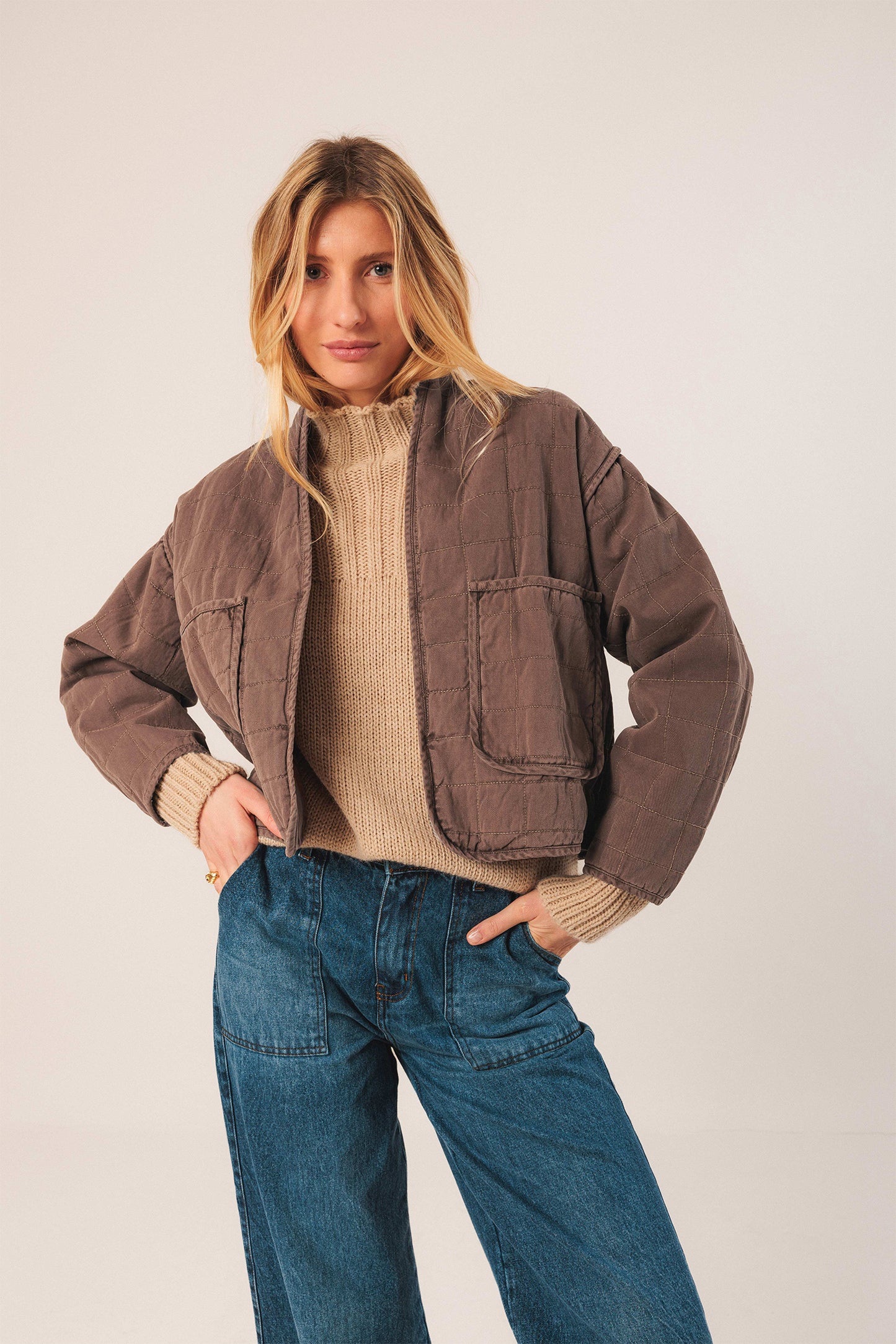 CAZADORA KIMONO ACOLCHADO