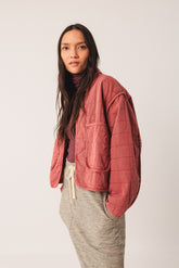 QUILTED KIMONO JACKET