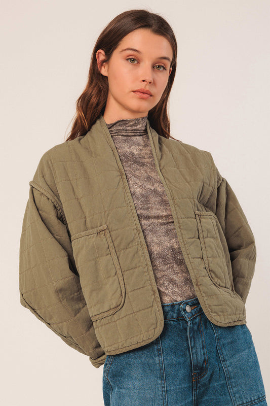 CAZADORA KIMONO ACOLCHADO