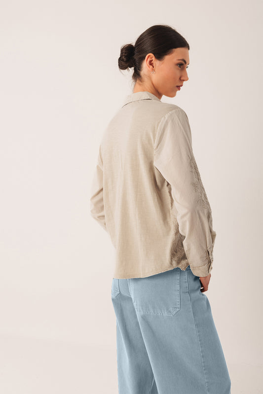 EMBROIDERED VOILE SHIRT 5