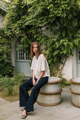 T-SHIRT EN COTON BRODÉ