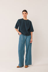 T-SHIRT EN COTON BRODÉ