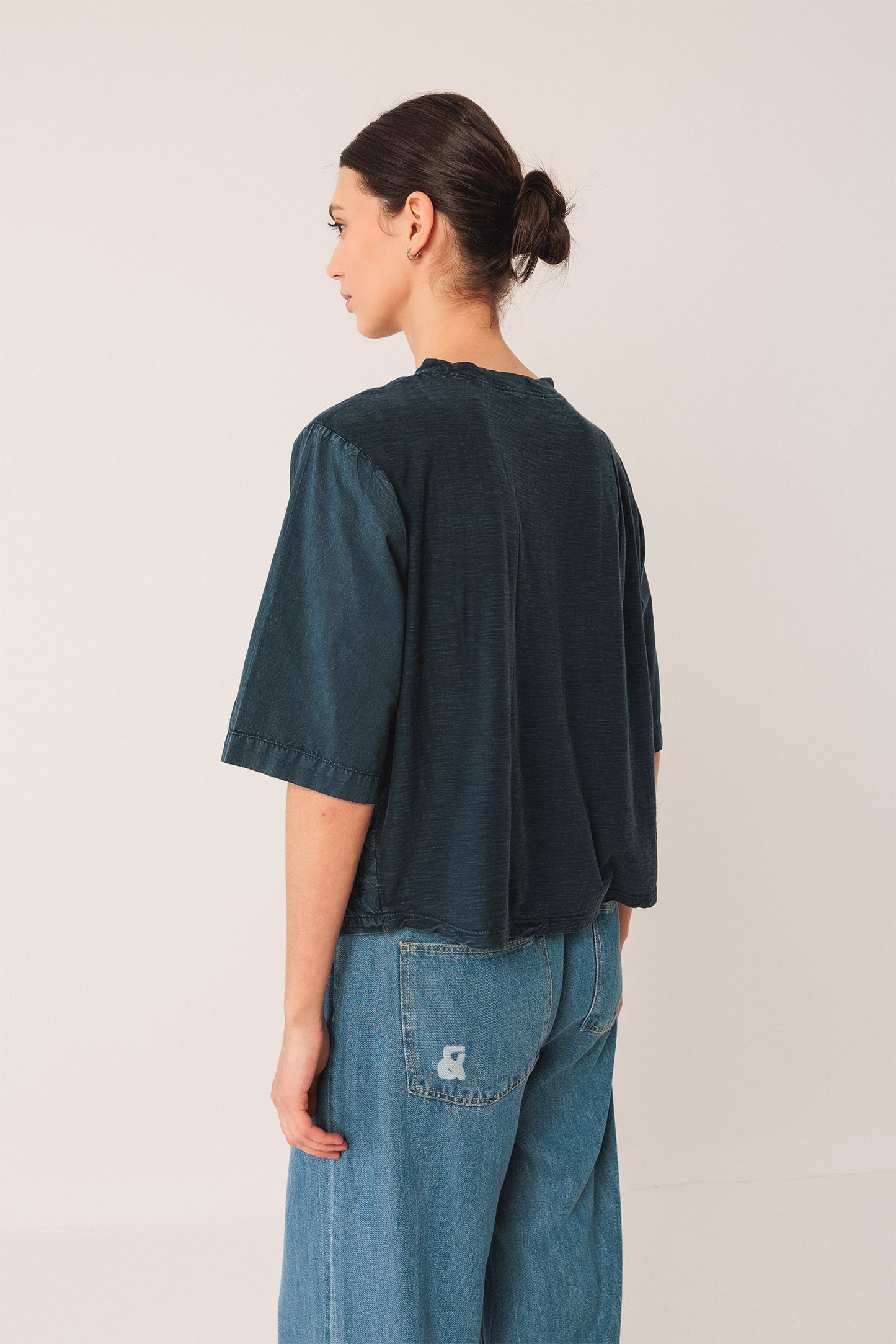 T-SHIRT EN COTON BRODÉ