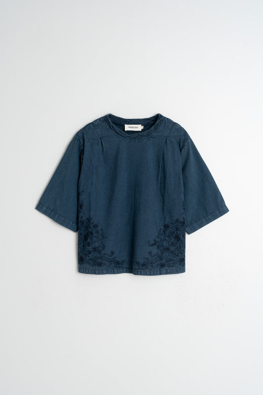 T-SHIRT EN COTON BRODÉ