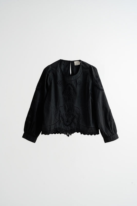 EMBROIDERED POPLIN BLOUSE 5