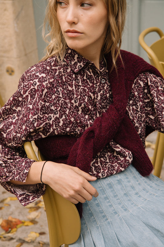 BOTANICAL PRINT SHIRT 1