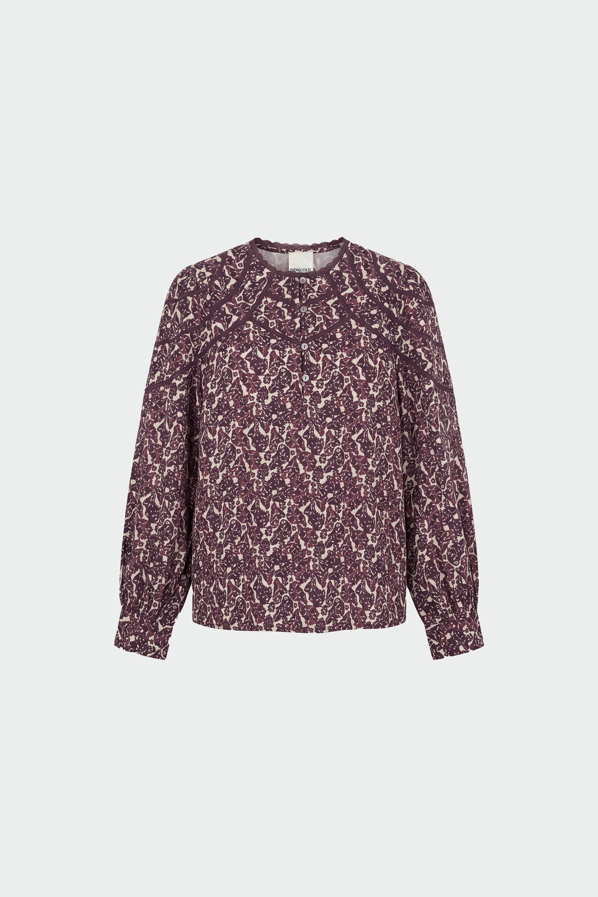 BOTANICAL PRINT BLOUSE
