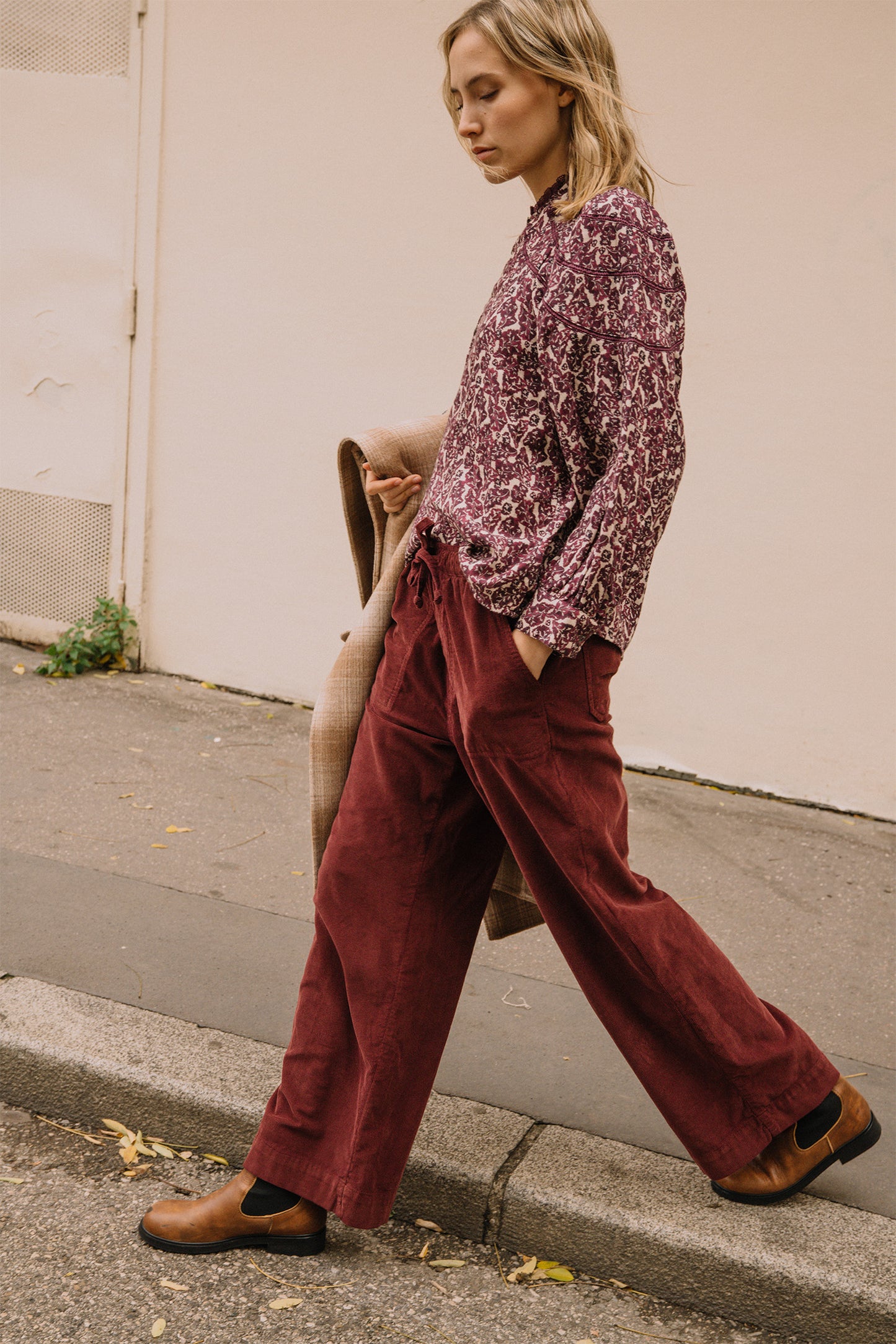 BOTANICAL PRINT BLOUSE