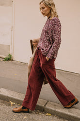 BOTANICAL PRINT BLOUSE