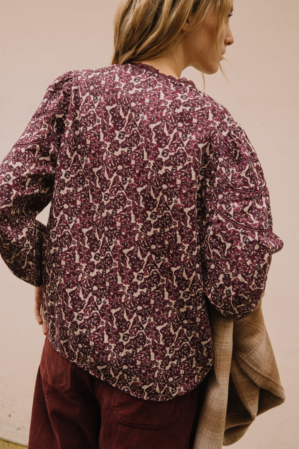 BOTANICAL PRINT BLOUSE