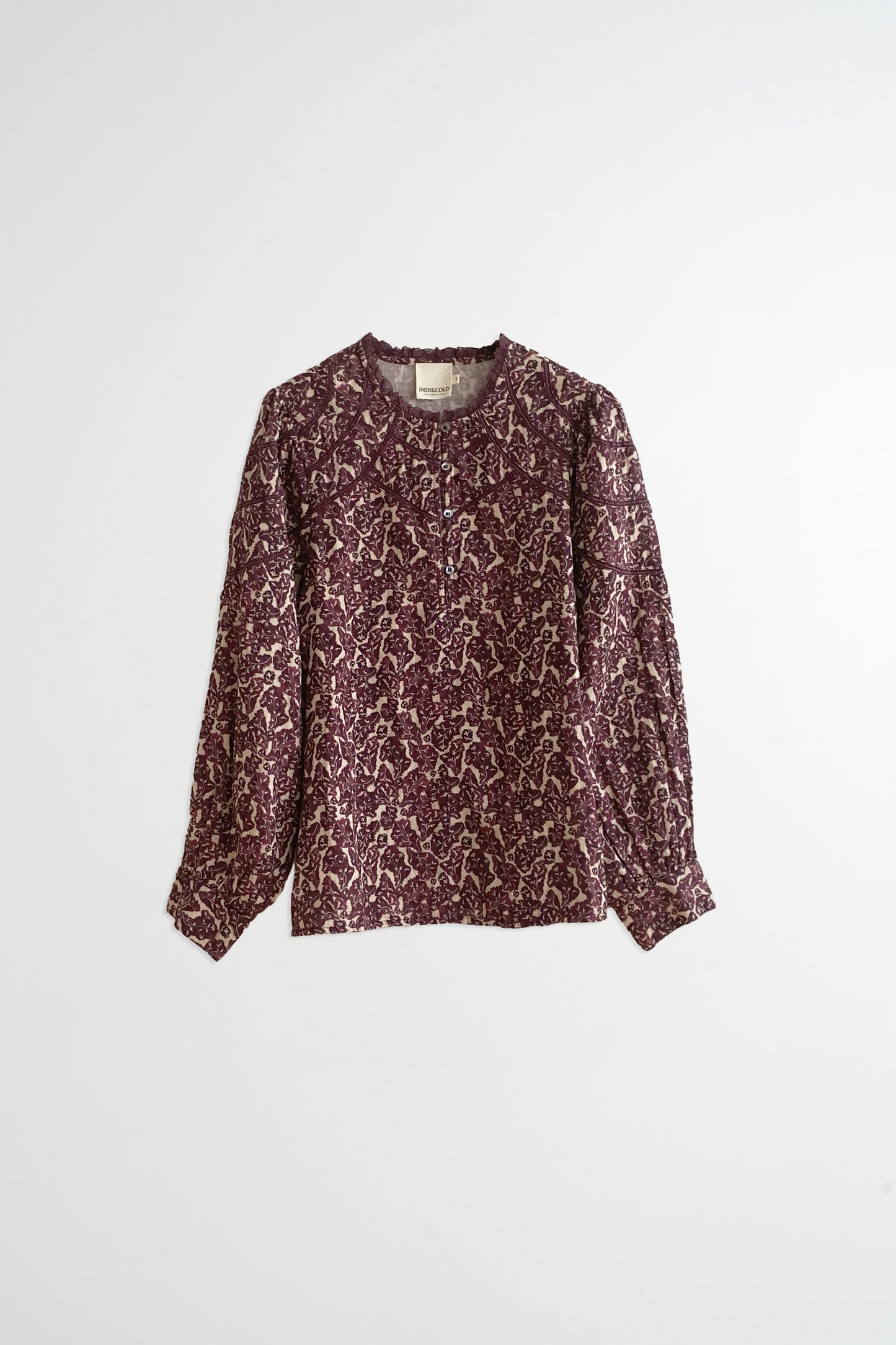BOTANICAL PRINT BLOUSE