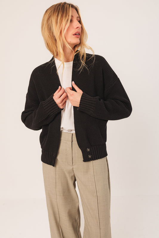 CHAQUETA CRUZADA ALGODÓN