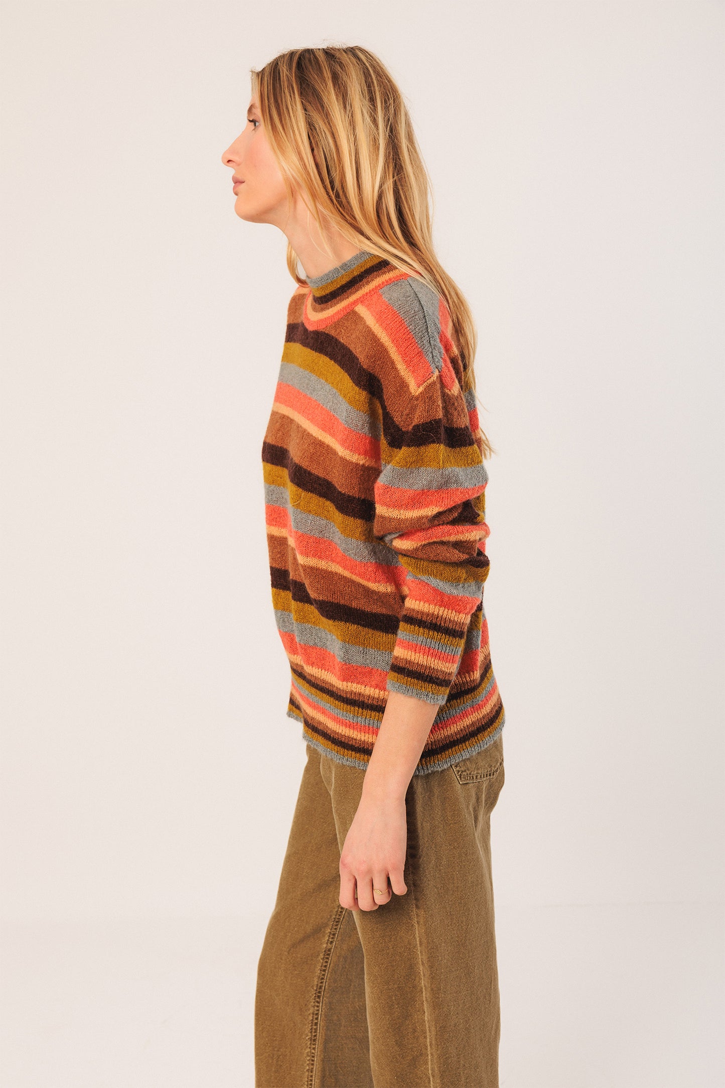 PULL MULTICOLORE EN MOHAIR