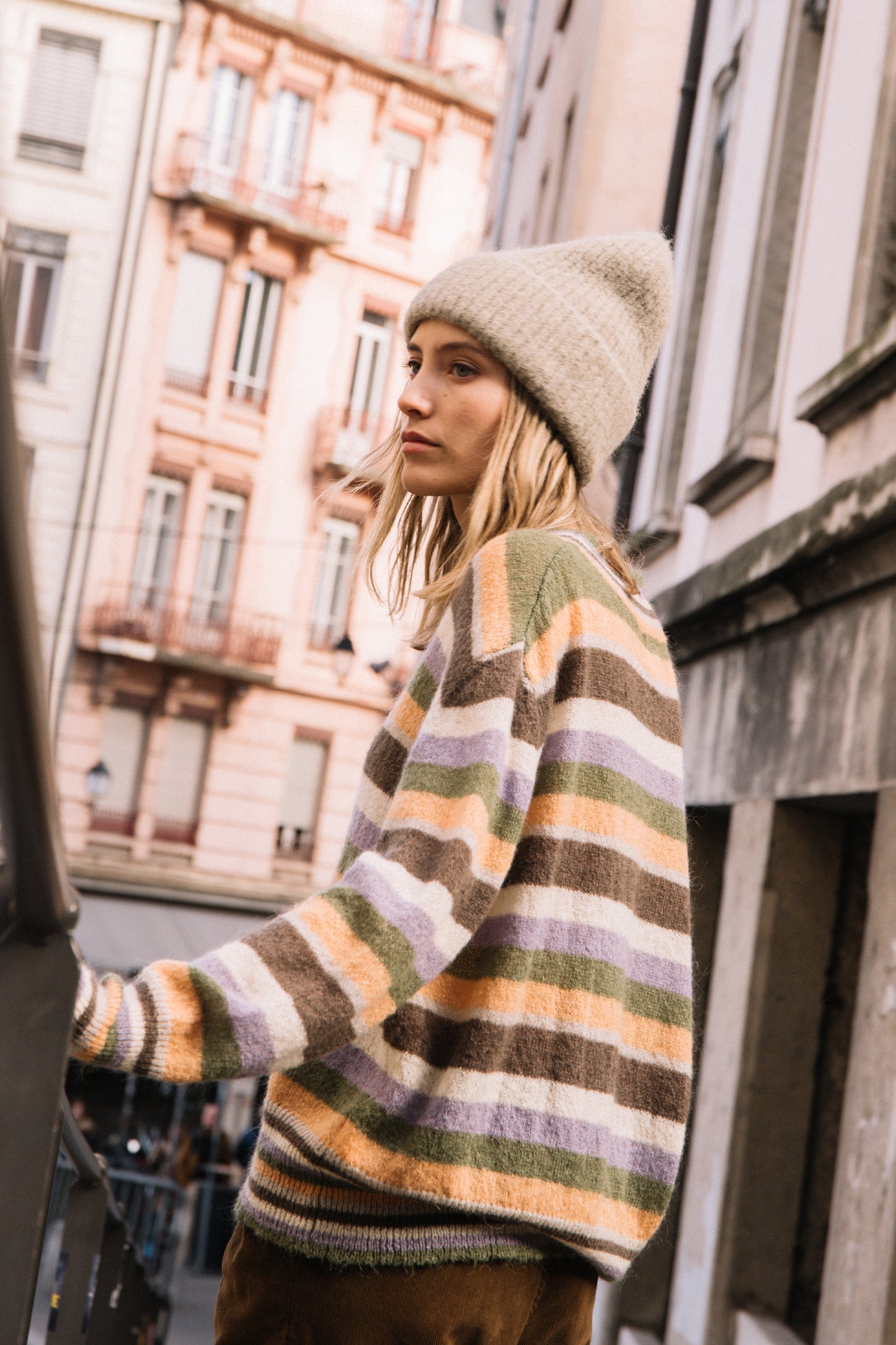 MOHAIR MULTICOLOR SWEATER