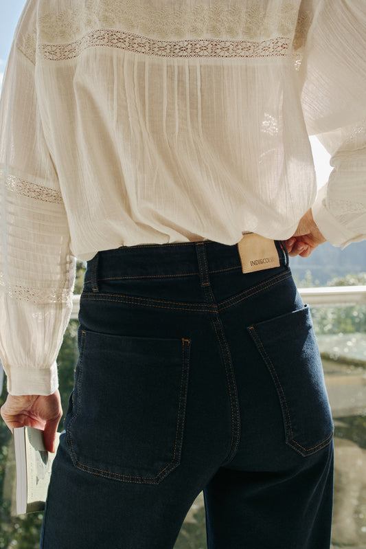 PANTALÓN DENIM WIDE LEG