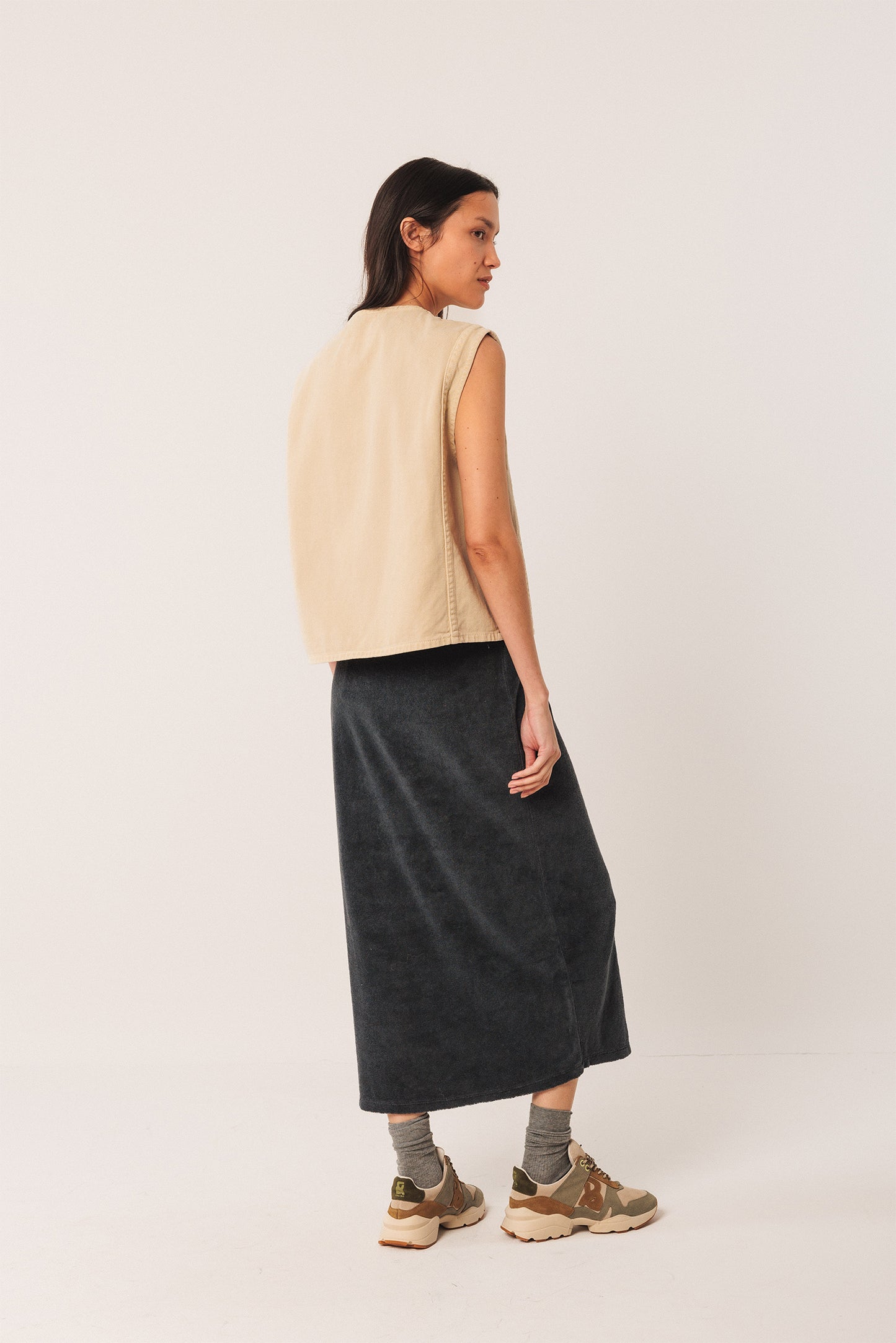 GILET EN SERGÉ