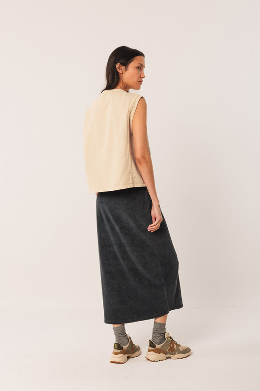 GILET EN SERGÉ